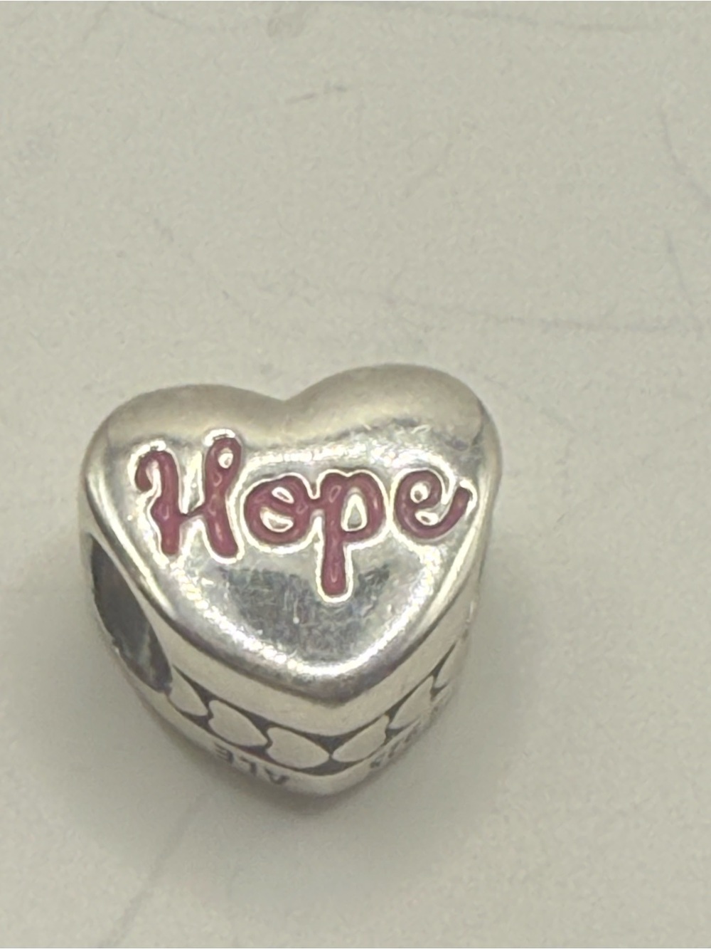 Pandora Pink Ribbon of Hope Heart
